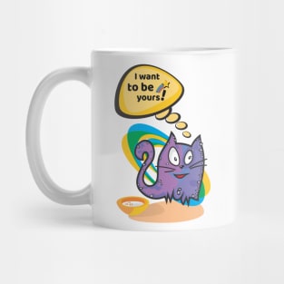 Funny Cat Cata-Vento Says to you Mug